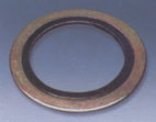 Spiral wound gasket with outer ring